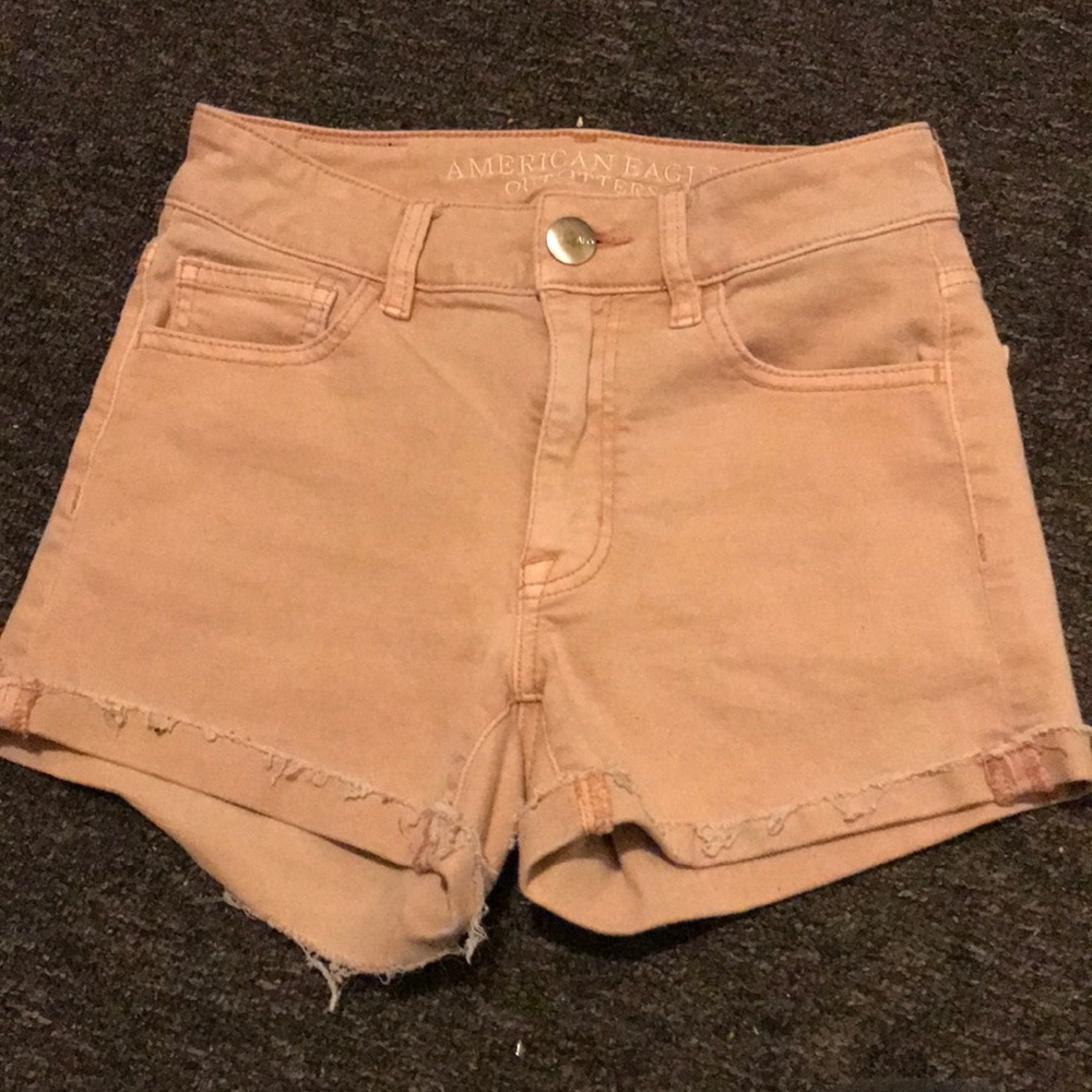 Pink American eagle shorts